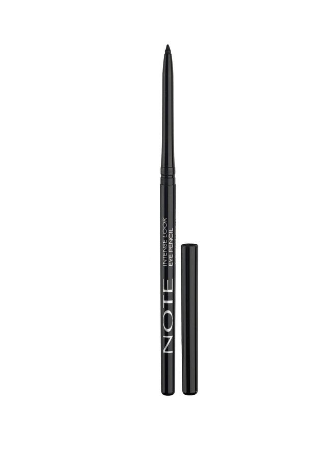 NOTE Cosmetics Note Cosmetique Intense Look Eye Pencil - Black Eyeliner Pencil with Creamy Texture - Long Lasting Eye Makeup - Precise Application - Black - 0.012 oz - Image 1